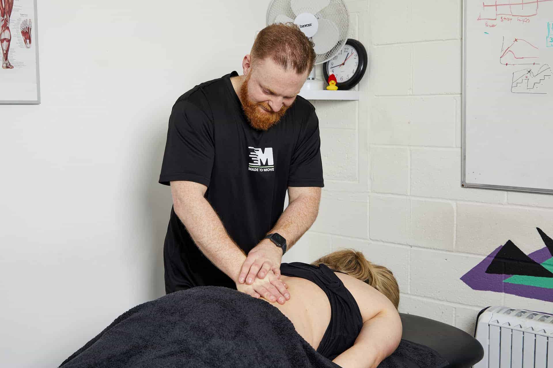 Sports massage therapy clinic in Sheffield