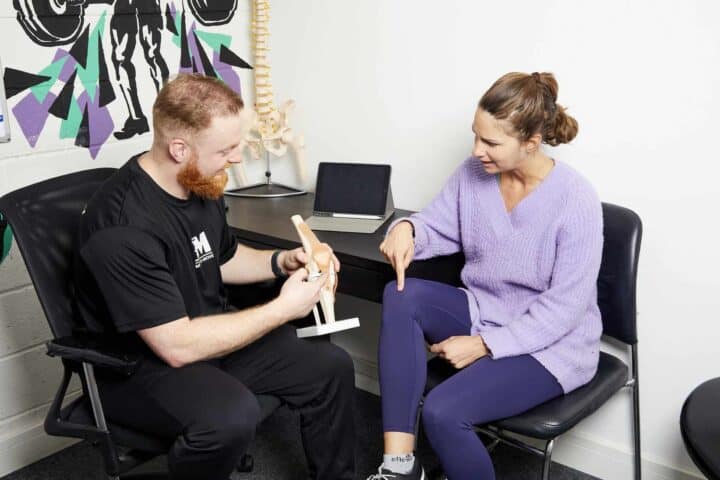 Client centred approach to sports rehabilitation and therapy